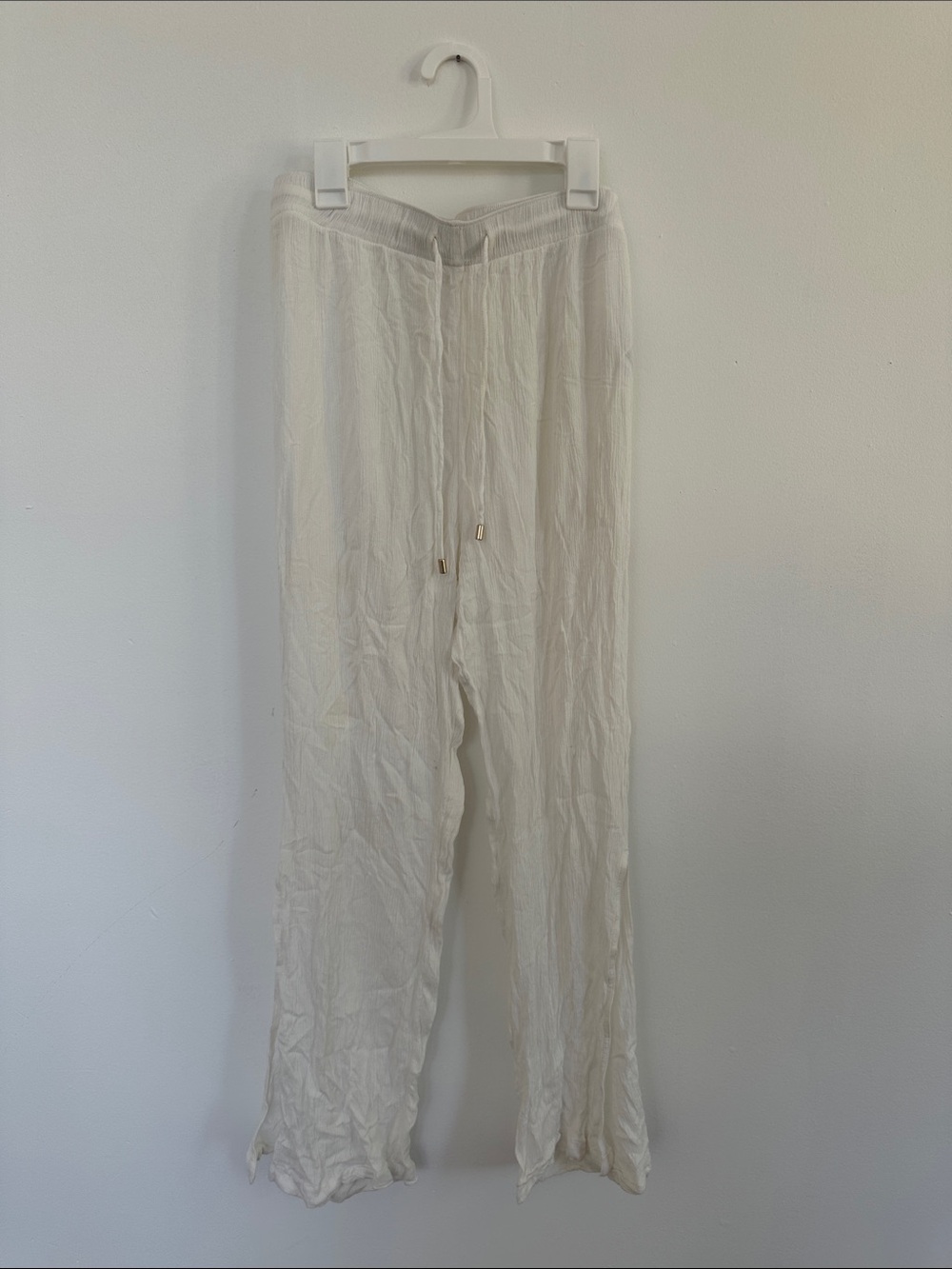 Old Navy white Drawstring Lightweight Womens